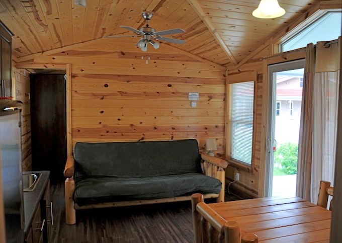Lodge Rental Trailer | 2 Bedroom | Futon | In camp Rental | Carsons Camp