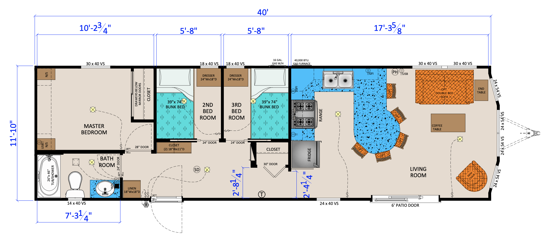 733E Floorplan