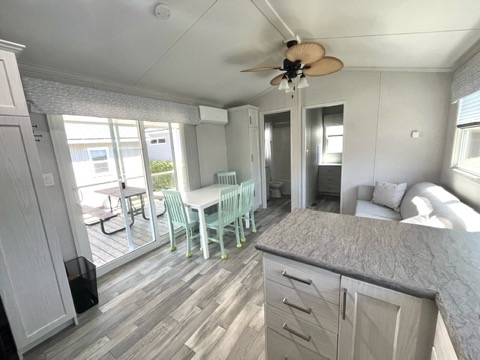 The Lodge 2 Bedroom Trailer Rental Interior