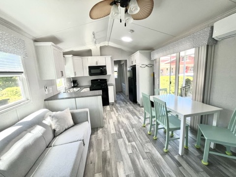 The Lodge 2 Bedroom Trailer Rental  Interior