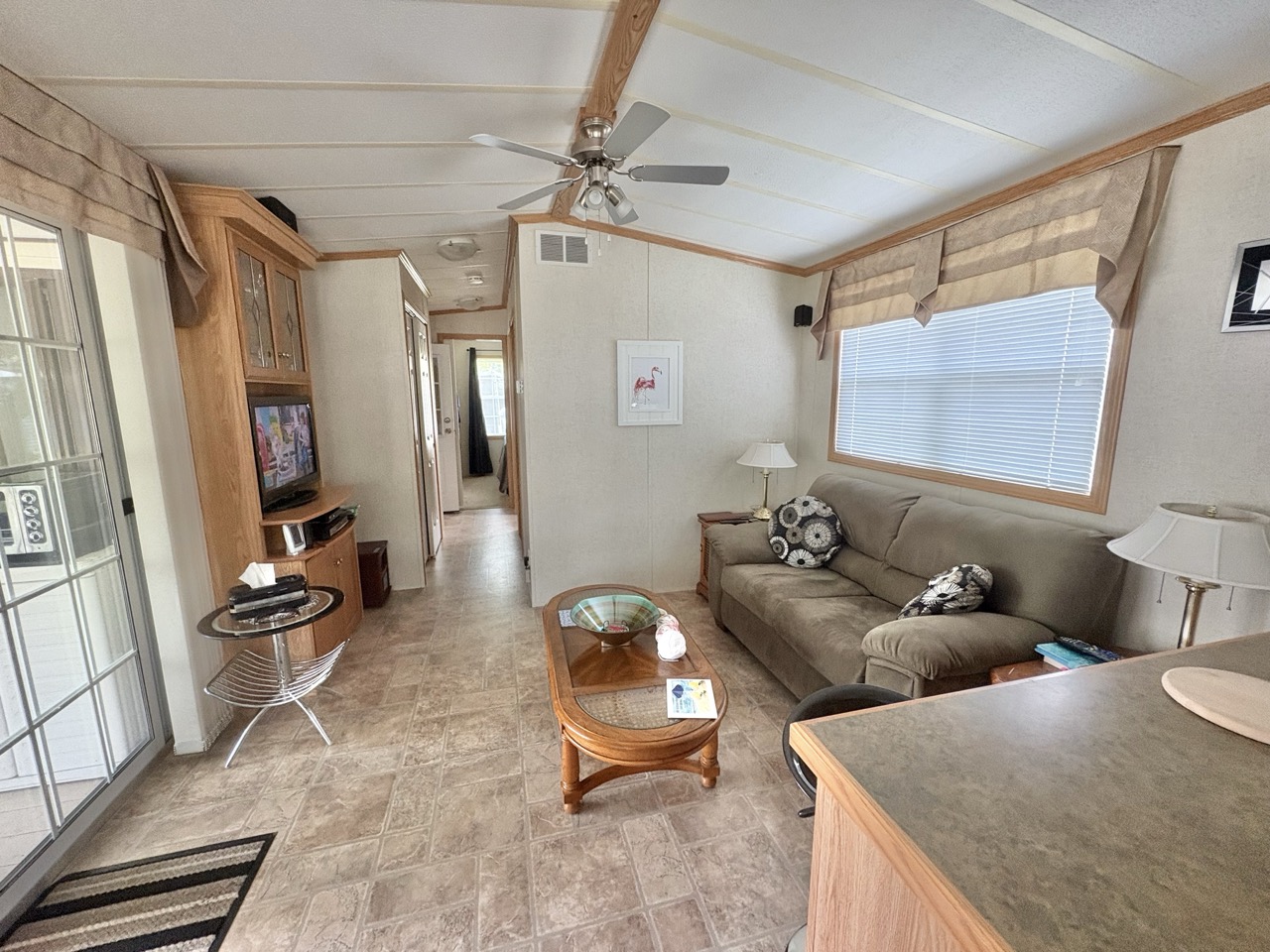 Site 1001 | For Sale | Scott Drive | 2 Bedroom Trailer | LivingRoom | Carsons Camp