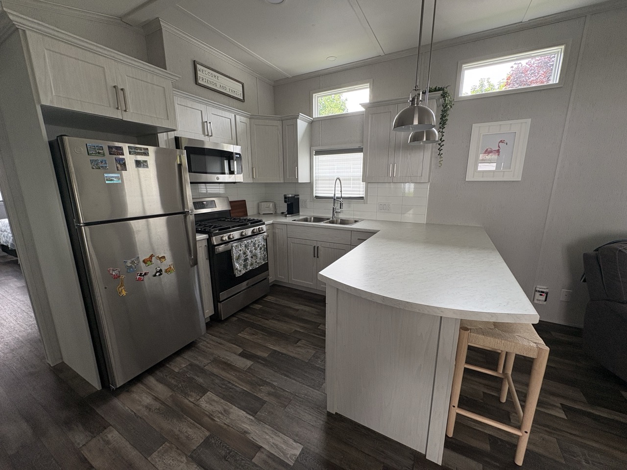 Site 896 | For Sale | Carolina Drive North | 1 Bedroom Trailer | Kitchen | Carsons Camp