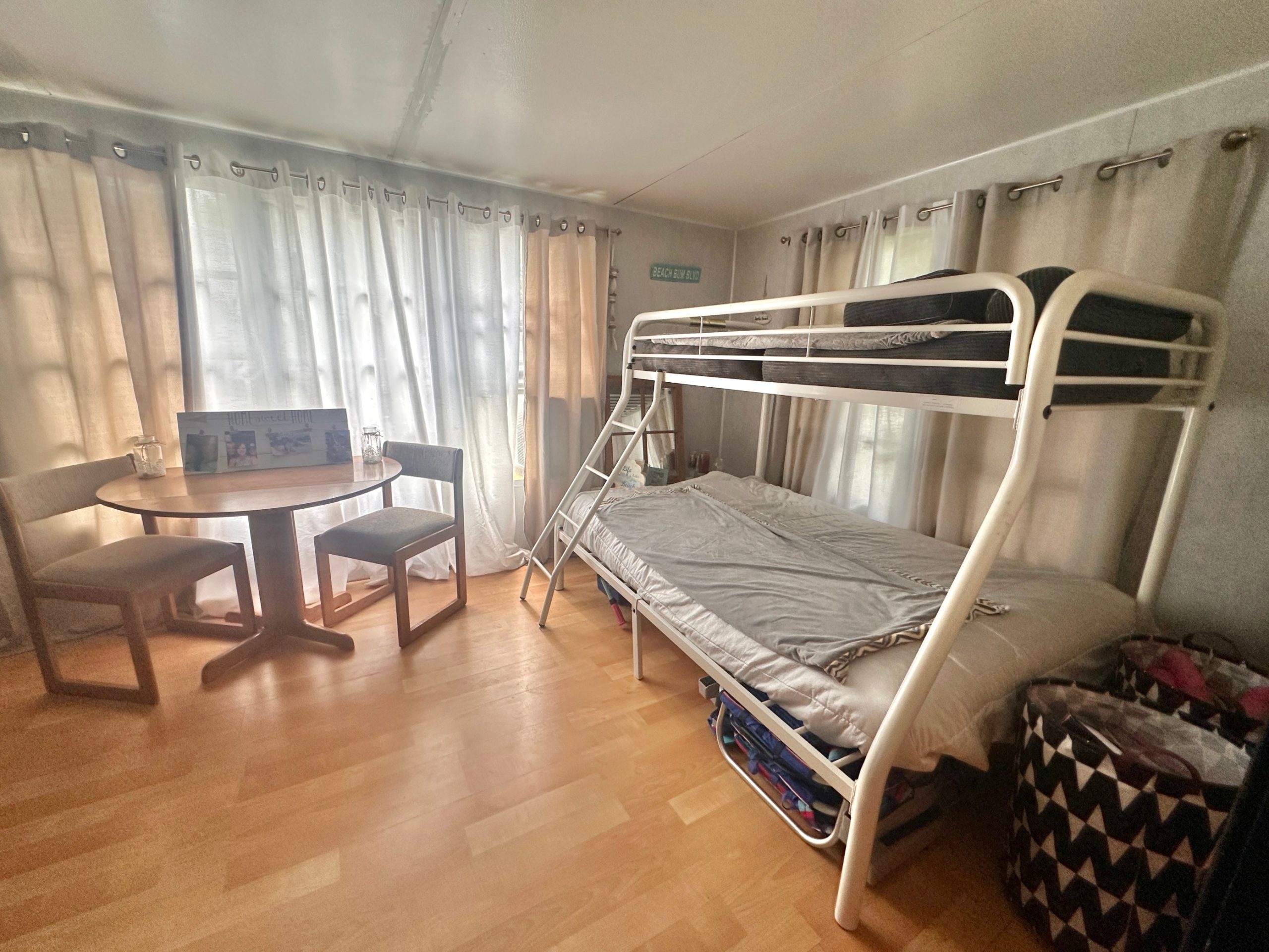 Site 243 | For Sale | Boxwood Drive | 1 Bedroom Trailer | Main queen | Carsons Camp