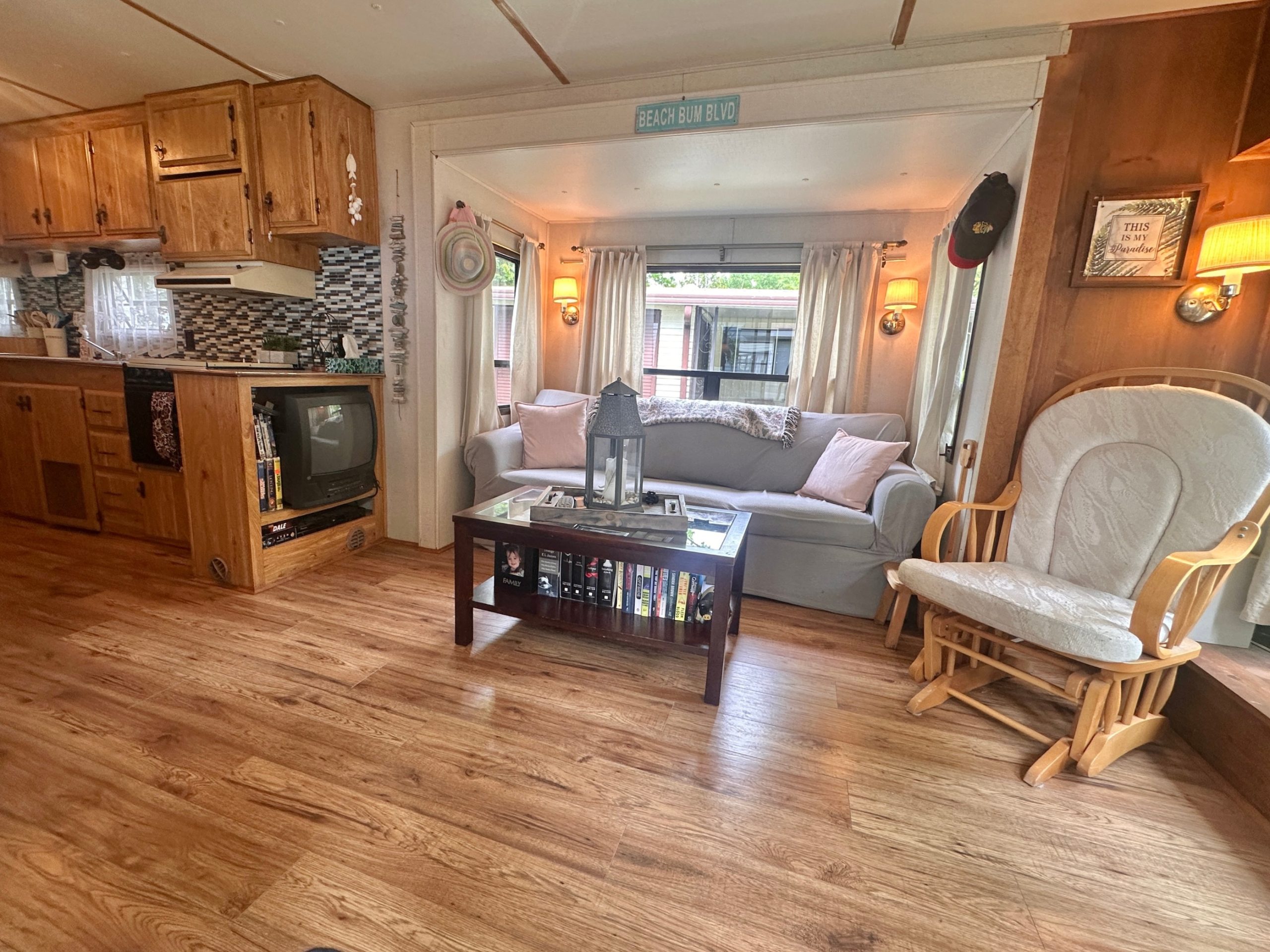 Site 243 | For Sale | Boxwood Drive | 1 Bedroom Trailer | Main queen | Carsons Camp